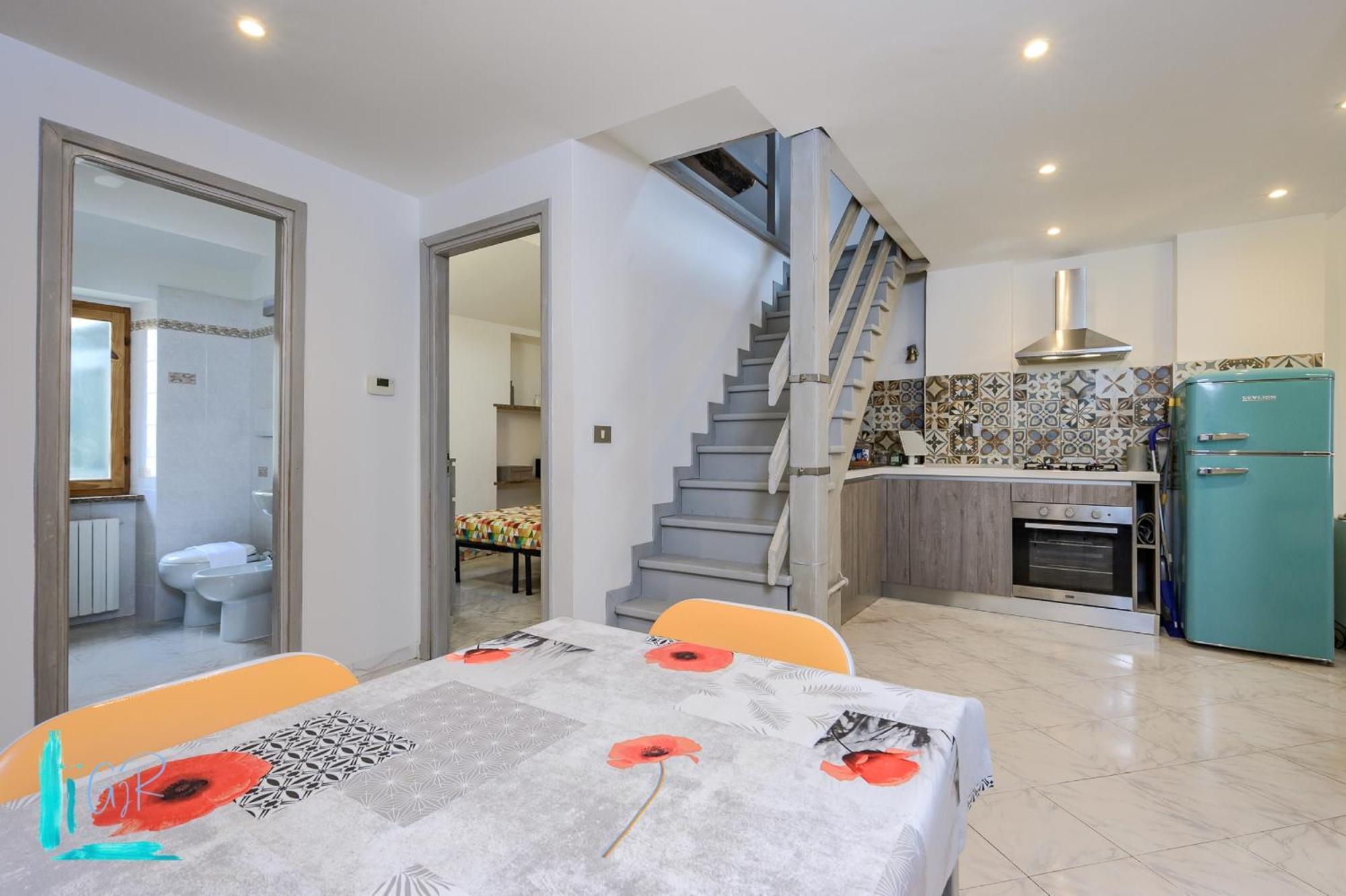 La Mansarda Sopra Campo Pisano - Genovainrelax Apartment Luaran gambar